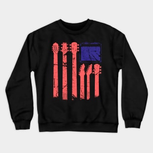 'Rock n Roll USA' Cool Rock n Roll 4th of July Gift Crewneck Sweatshirt